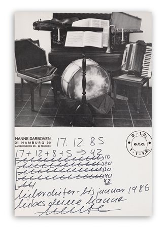 HANNE DARBOVEN (1941-2009) - Senza Titolo, 1985