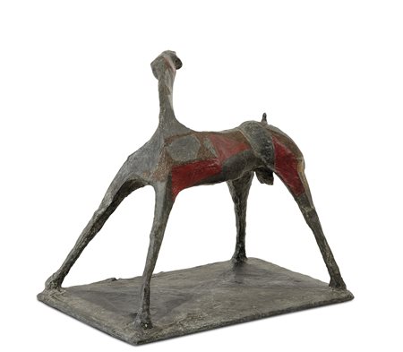 Marino Marini 1901 Pistoia-1980 Viareggio Piccolo cavallo, 1950 scultura in...