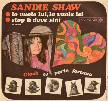 EP 45 GIRI Sandie Shaw, - Lo vuole lui lo vuole lei - Stop li' dove stai