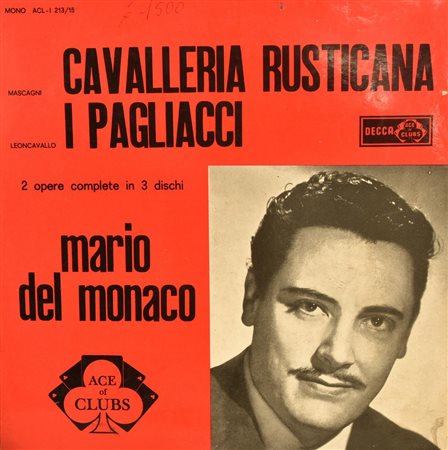 LP 33 GIRI lotto di 3 dischi: Mario Del Monaco