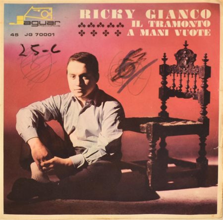 EP 45 GIRI Ricky Gianco, - Il tramonto a mani vuote