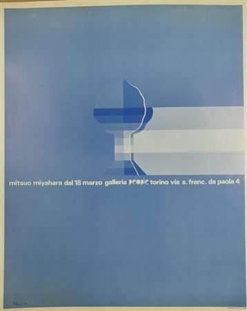 MITSUO MIYAHARA manifesto, 85x68cm Realizzato dalla galleria People per la...