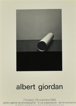 ALBERT GIORDAN manifesto, 54x40cm Realizzato dalla Atelier Galerie de...