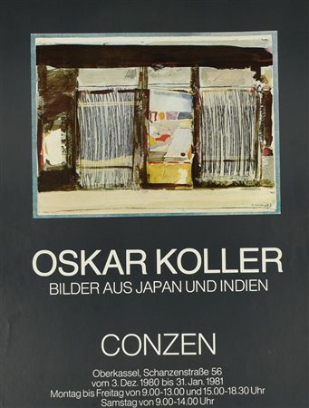 KOLLER OSKAR BILDER AUD JAPAN UND INDIEN manifesto, 54x42cm Realizzato dalla...