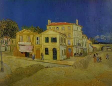 POSTER VINCENT VAN GOGH, THE YELLOW HOUSE poster, cm 63x74,5