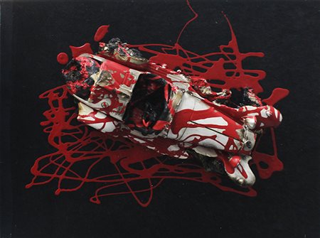 BERNARD AUBERTIN, "Voiture Brulée" "Auto bruciata", 2010