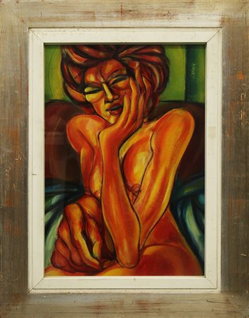 GIANBAR, "Donna dai capelli rossi", 1973