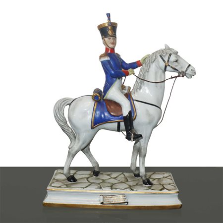 Porcellana S3  Colonello a cavallo Guardia di Finanza, 1817