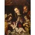 Madonna con Bambino, Angeli e San Giuseppe, 16° Secolo