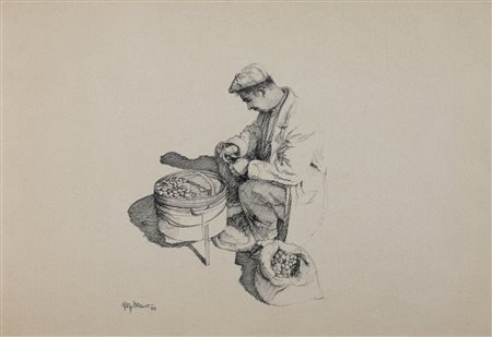 DISEGNO A CHINA DI FILIPPO MISSORI, 1971