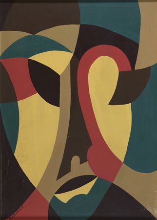 DIPINTO VOLTO CUBISTA, 1979