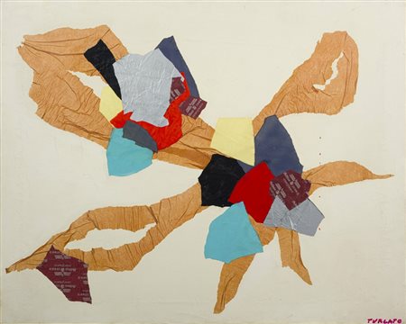 TURCATO GIULIO (1912 - 1995) - L'ACROPOLI, (1969-70).