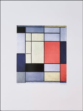 MONDRIAN PIET Paesi Bassi 1872 - New York 1944 "Senza titolo"