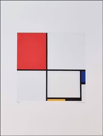 MONDRIAN PIET Paesi Bassi 1872 - New York 1944 "Senza titolo"