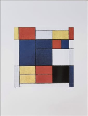 MONDRIAN PIET Paesi Bassi 1872 - New York 1944 "Senza titolo"