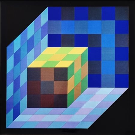 VASARELY VICTOR Ungheria 1906 - Parigi 1997 "Tridim-C"