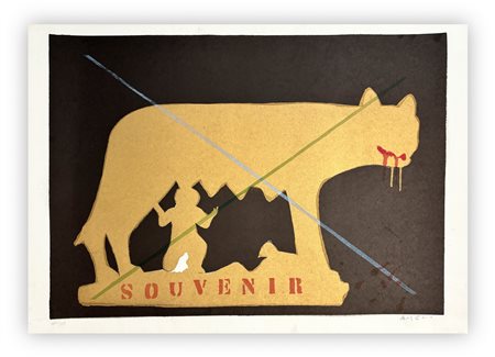 FRANCO ANGELI (1935-1988) - Souvenir, 1975