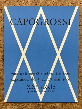 LIBRI D'ARTE (GIUSEPPE CAPOGROSSI) - Capogrossi, 1961