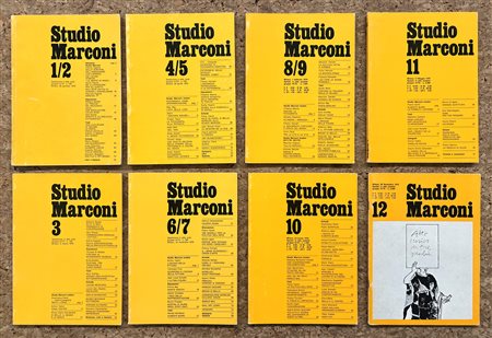 STUDIO MARCONI, MILANO - Lotto unico di 8 notiziari della Galleria realizzati tra 1978 e 1979: