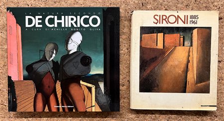 MARIO SIRONI E GIORGIO DE CHIRICO - Lotto unico di 2 cataloghi