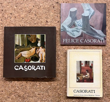 FELICE CASORATI - Lotto unico di 3 cataloghi