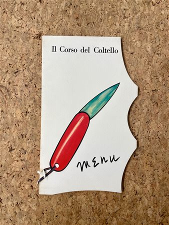 CLAES OLDENBURG - Claes Oldenburg. Il Corso del Coltello, 1985