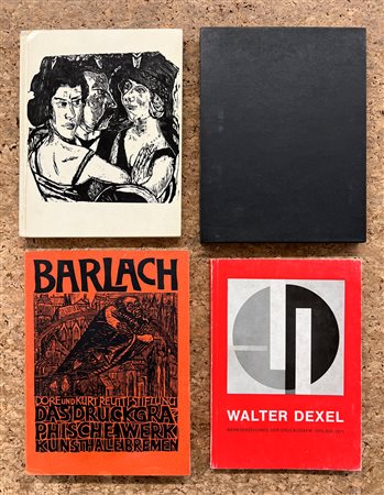 MONOGRAFIE DI ARTE GRAFICA (BECKMANN, BARLACH E DEXEL) - Lotto unico di 3 cataloghi