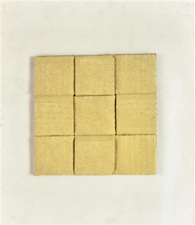 Armando Marrocco (1939) INTRECCIO, 1964 cartone ondulato applicato su tela,...