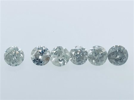 6 DIAMANTI 2,96 CT J-K - I2-3 - C21220-13