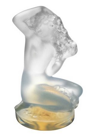 Lalique France (1888)  - Donna in cristallo iridescente Lalique