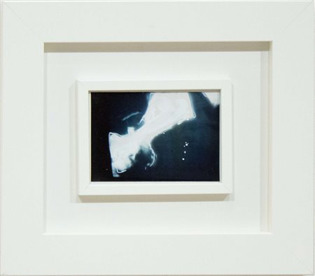 Mario Schifano, Senza titolo, 1990-97, tecnica mista su fotografia, 13x18 cm,...