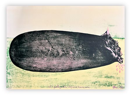 MATTIA MORENI (1920-1999) - Ah! Quella povera anguria americana, 1971