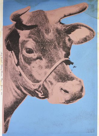 After Andy Warhol COW, 1971 stampa serigrafica, cm 116x78 Manifesto edito in...
