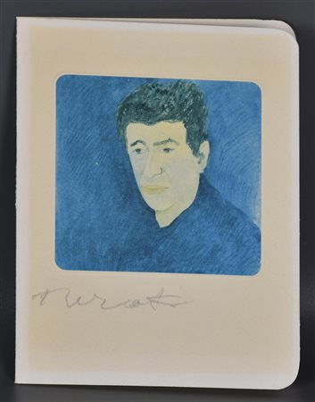 Giulio Turcato (1912 - 1995) AUTORITRATTO fotolitografia a 4 colori su...