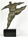 Matteo Lo Greco LA DANZATRICE bronzo, cm 67x52x16; es. I/VII firma e tiratura...