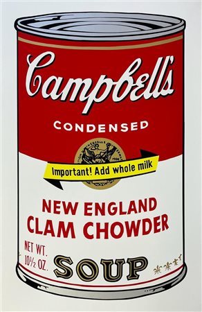 Andy Warhol (After) “New England Clam Chowder from Campbell’s Soup”