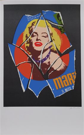 Mimmo Rotella “Marilyn il mito”