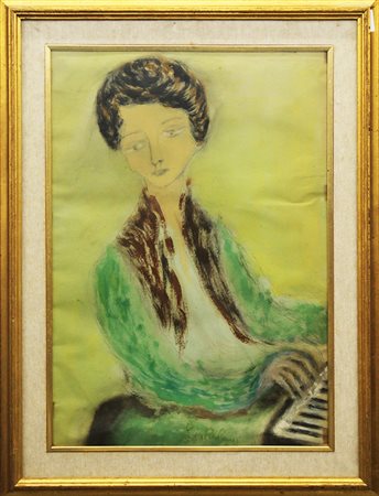 LIA RIBANI, "Donna che suona il piano", anni '70