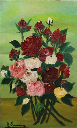R. SEMINARA, "Mazzo di fiori", anni '80