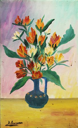 R. SEMINARA, "Vaso di fiori", anni '80