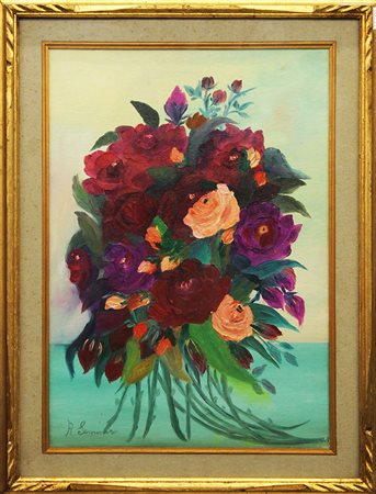 R. SEMINARA, "Mazzo di fiori", anni '80