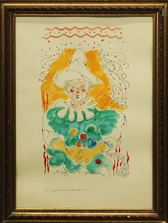 LUCIANO PROVERVIO, "Il Pagliaccio di Porcellana", 1987