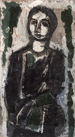 Mario Sironi (Sassari 1885-Milano 1961)  - Figura , 1947 ca.