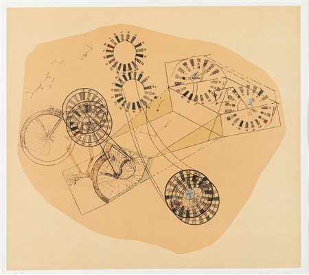 Max Ernst (Brühl 1891-Parigi 1976)  - Vademecum mobile, 1971
