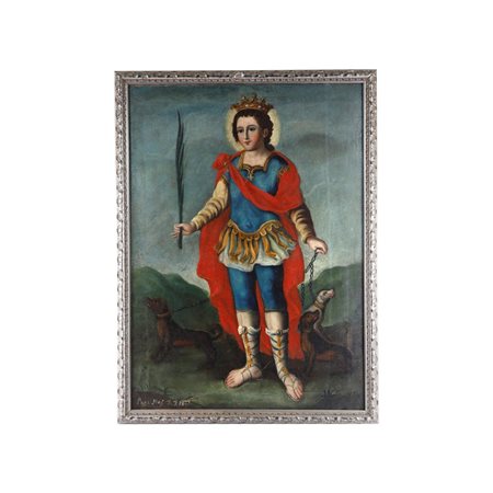  
San Rocco prima metà XIX secolo
dipinto ad olio su tela 90 x 65,5 cm