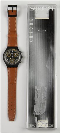 SWATCH CHRONO, 1990 mod. CLASSIC BROWN, cod. SCB101 anno 1990 Completo di...