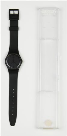 SWATCH FLEET STREET, 1985 mod. BLACKOUT, cod. GB105 anno 1985 Completo di...