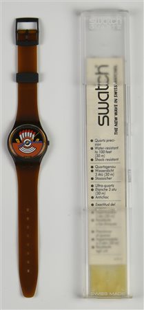 SWATCH KIVA, 1986 mod. RUFFLED FEATHERS, cod. GF100 anno 1986 Completo di...