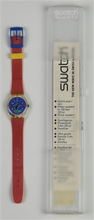 SWATCH WAIKIKI BEACH, 1988 mod. FRONT LOOP, cod. LK117 anno 1988 Completo di...