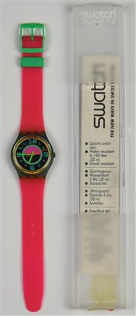 SWATCH BONDI BEACH, 1989 mod. GREENROOM, cod. GN103 anno 1989 Completo di...